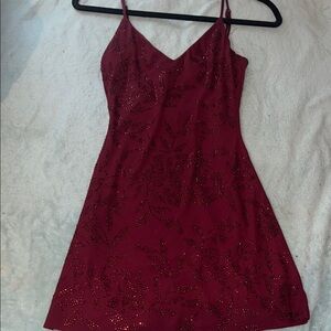 Windsor Burgundy Sequin Dress